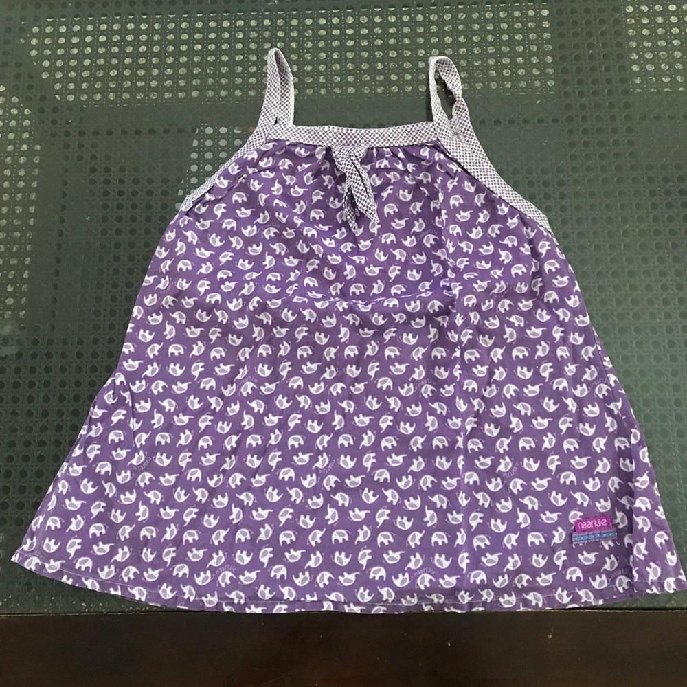 Naartjie Purple shirt with elephant